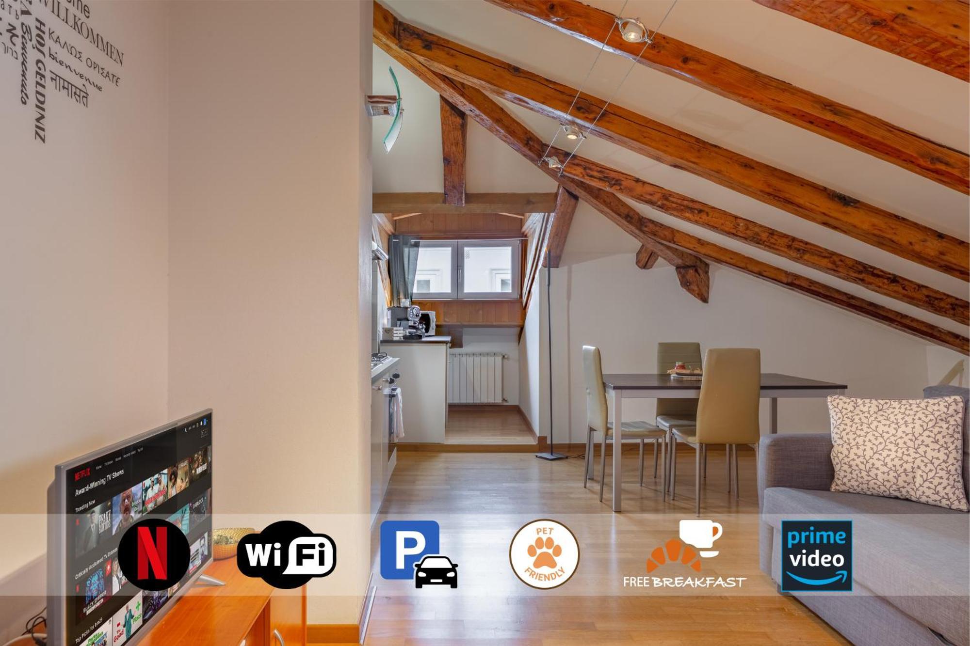 Rifugio Hemingway, Centro Con Parcheggio Apartment
